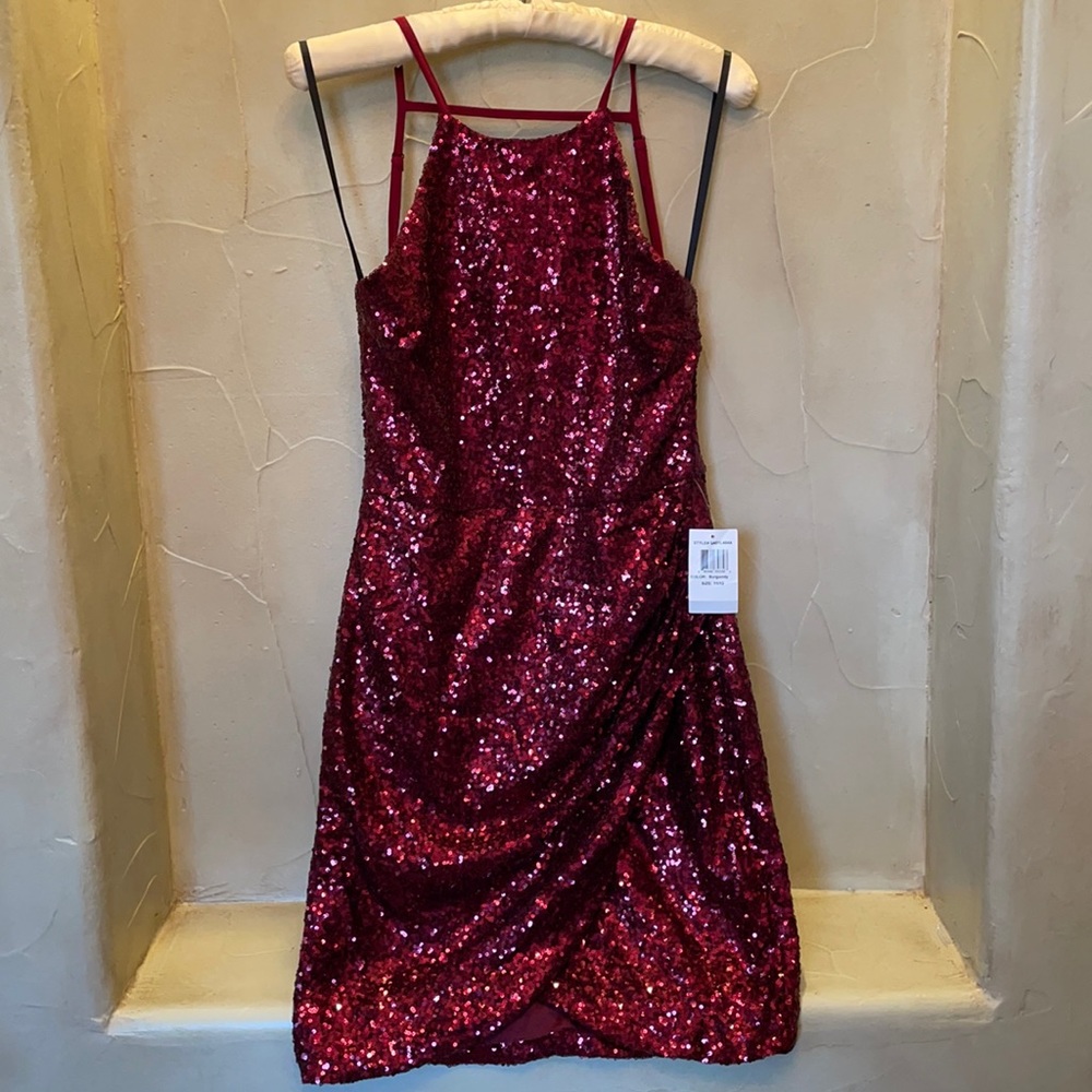 B Darlin Sequence Dress Size 11/12